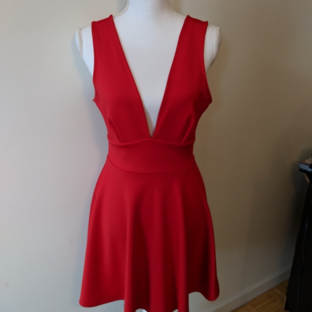 Fiery RED Forever21 Dress
